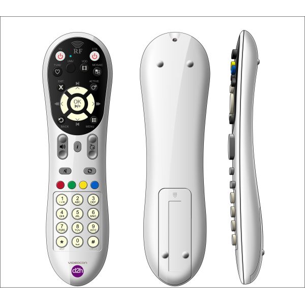 Voice Universal Remote Control For Tv , Bluetooth Television Remote Control ABS Cover