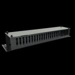 Efficient Metal Cable Management Rack with Innovative Latch Design