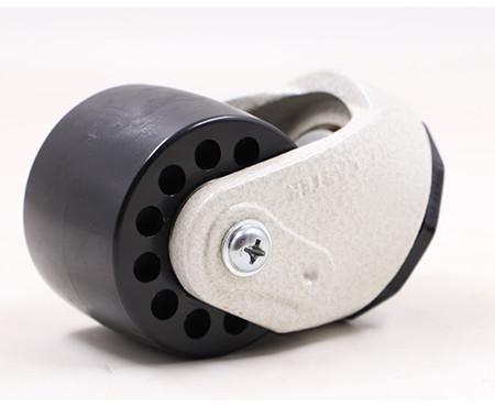 Quality Low Profile 670kg Polyurethane Swivel Casters With Stem Brake for sale