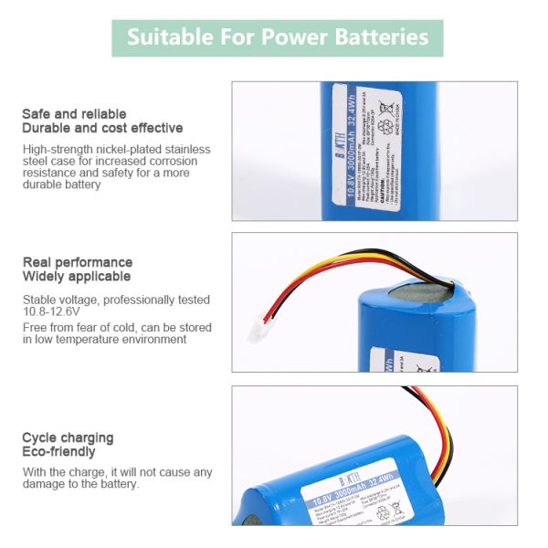 Rechargeable 10.8v 3000mah Li-ion Battery 18650 Lithium Ion Battery Pack for Consumer Electronics