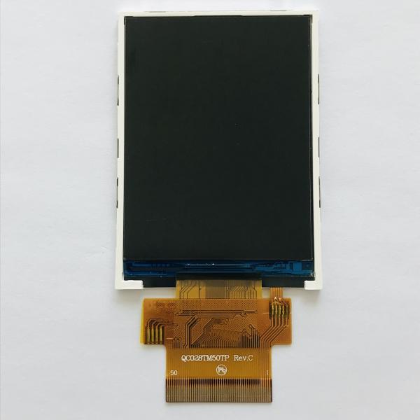 Quality 300cd m2 Width 50mm 2.8 Inch TFT LCD Color Monitor Capacitive Touch Screen for sale