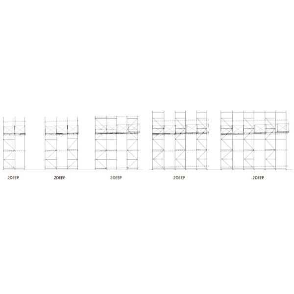 Push Back Pallet Rack High Density Warehouse Storag Rack