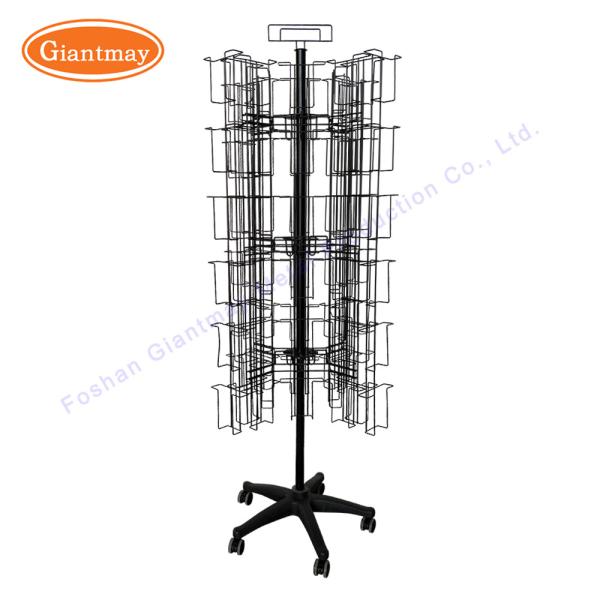 Quality 96 Pockets Greeting Card Racks Display Postcard Stand for sale