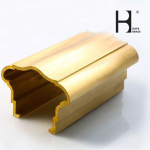 Chinese brass stairs handrail brass extrusion profiles supplier Brass Copper