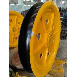 Forged Steel Wire Rope Pulley Wheel For Crane