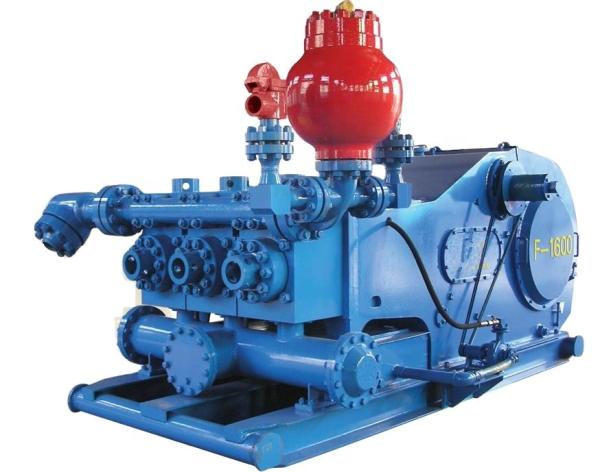 Quality F-1600 Drilling Mud Pump Herringbone Gear Horizontal Triplex Single Acting for sale