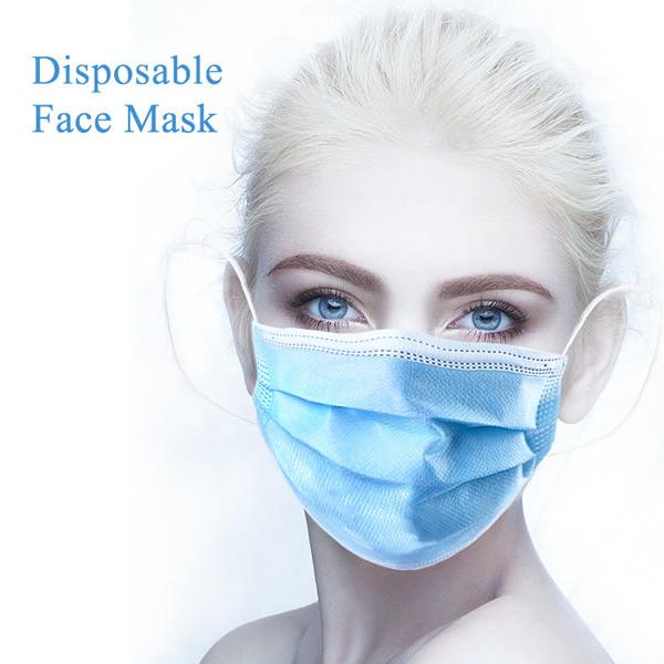 Quality Elastic Earloop Surgical Disposable Mask Non Irrating Skin Friendly for sale