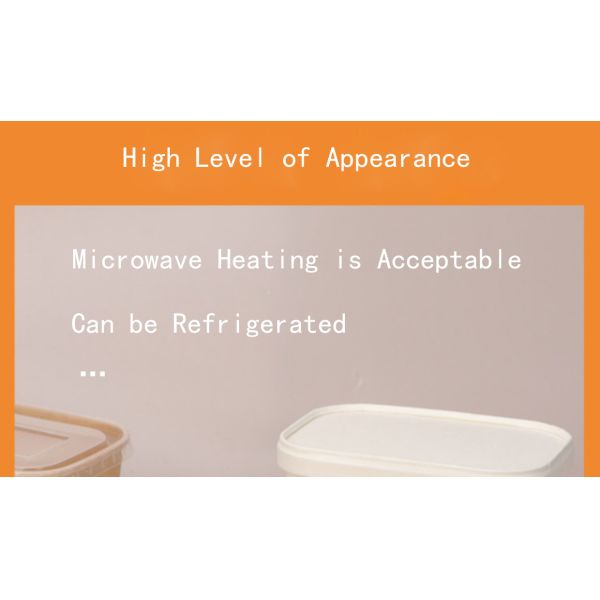 750ml Food Kraft Paper Bowl Matt Lamination With FDA Certified