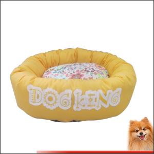 China Pet Supplies Wholesale Canvas Fabric With Flower Printed Dog beds Factory on sale