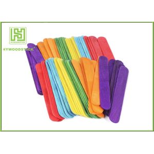 Buy cheap Education DIY Lollipop Natural Wood Sticks , Colored Popsicle Sticks 150 / 200mm from wholesalers