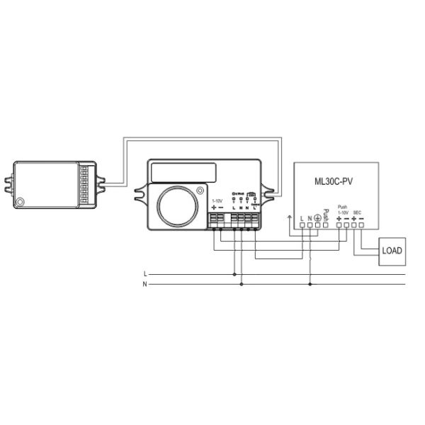 800W 5.8G Lux Control Microwave Motion Sensor for Gas Station Lighting