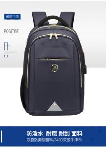 China Personalized Daily Metal Zipper Backpack Adjustable Shoulder Strap Attached wholesale