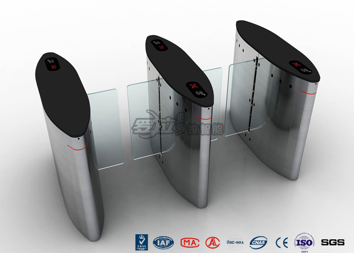 304 Stainless Steel Sliding Barrier Gate Turnstile 12V DC For Traffic System