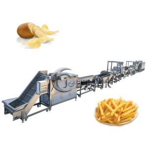 China Snack Potato Chips Frozen French Fries Processing Line 500kg/hr wholesale