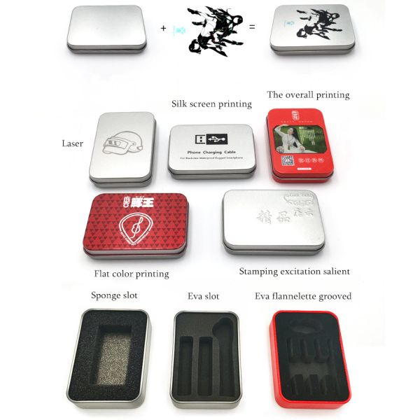 Cylinder Rustproof Printed Tin Boxes Multipurpose With PVC Window