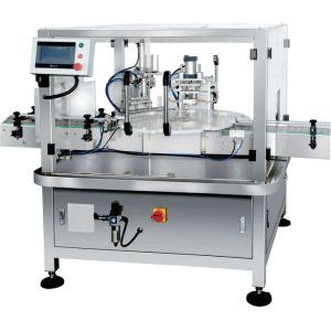 Horizontal Flow Automatic Packaging Line Granules Weighing Bottling Capping