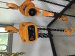 China CE GS Lifting Load Chain Block Hoist Orange Color Trolley Attached Non Rust VITAL Japan Type wholesale
