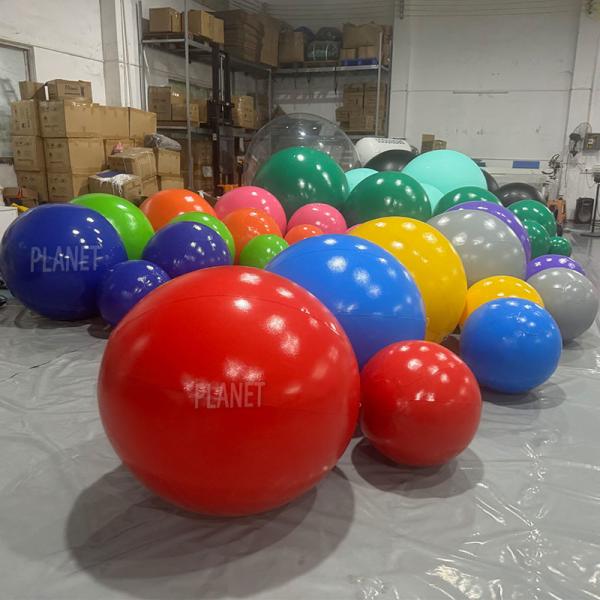 Quality Custom Colorful PVC Inflatable Beach Ball For Party Event for sale