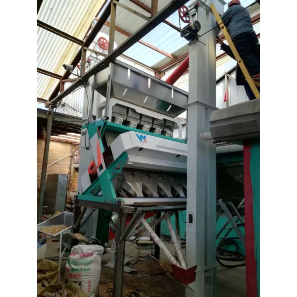 5400 Pixel Plastic Color Sorting Machine For Cable Recycling
