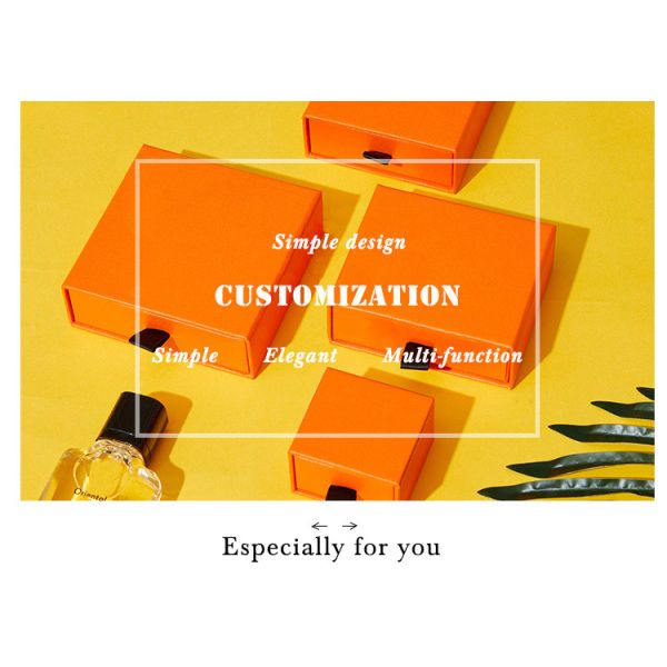 Cardboard Jewelry Drawer Storage Box Packaging Box Customized Logo With Velvet Insert