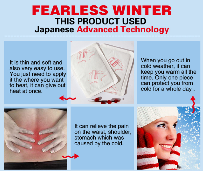 High quality body warmer heat patch thermal therapy promote blood circulation