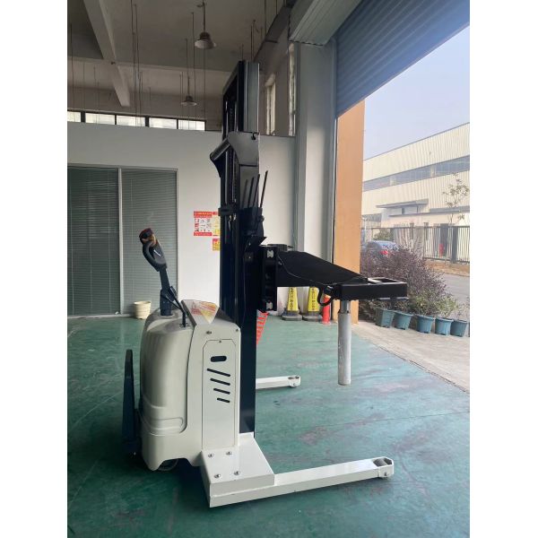 New Electric Pallet Stacker Hydraulic Roller Lifter Film Stacker with 90 Degree 180 Degree 360 Degree Rotation