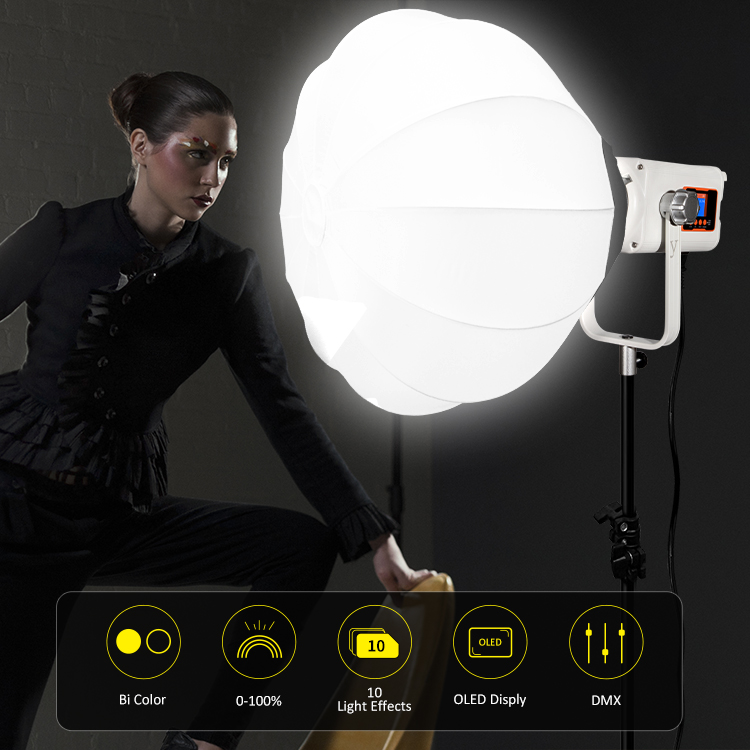 Yidoblo 600W High-Power COB LED Video Light Soft Lighting for Film Sets Product Photography Livestreaming & Studio Productions