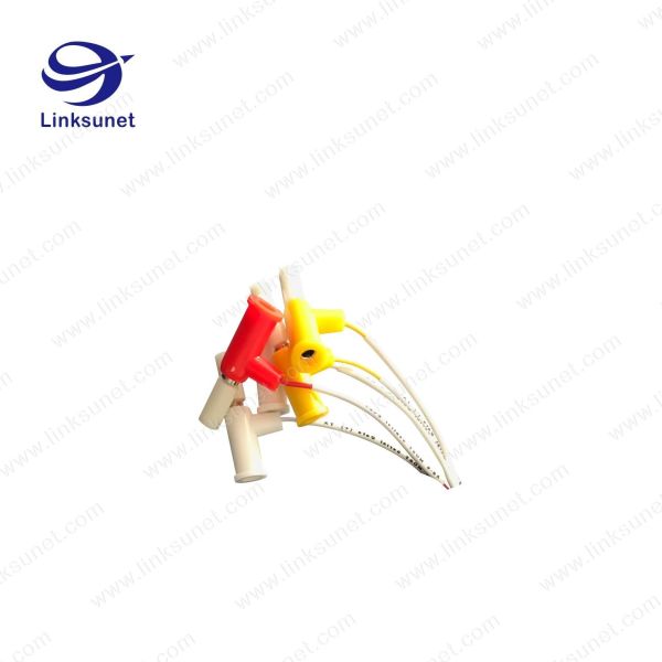 Molex 34803 series 2.54mmconnectors and Banana plug brass color connectors wire harness