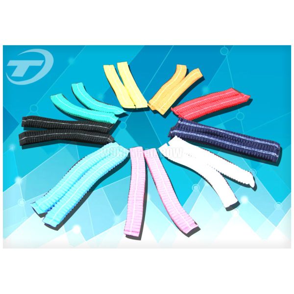 Disposable non-woven clip cap 20 " , single elastic , made from SPP fabric