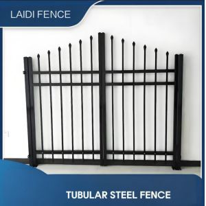 Heavy Duty Square Tube Bar Powder Coated Tubular Fencing Garden