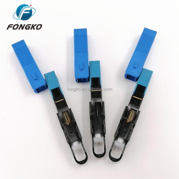 OEM multimode Fiber Optic Fast Connector Sc Upc for FTTH Communication FKSU017