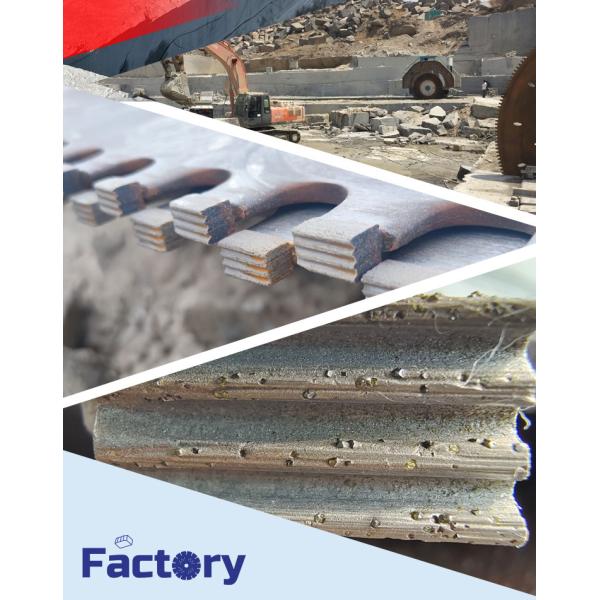 2400mm Diamond Segment for Granite Mining Quarry Machine Shipping FEDEX UPS EMS DHL TNT