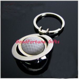China Golf Metal KeyChain keyrings promotion gift wholesale