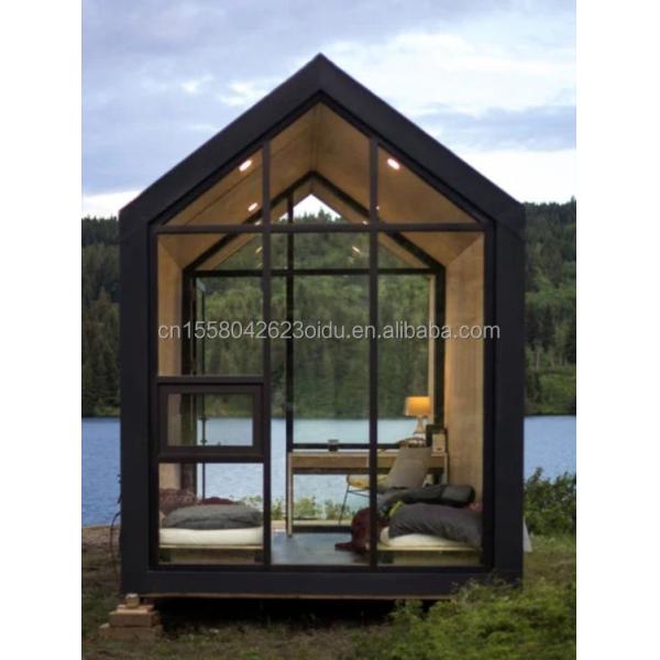 50/75/100mm Wave Sandwich Panel Wall Luxury Metal Wooden Garden Small House for Modern Prefabricated Hotel