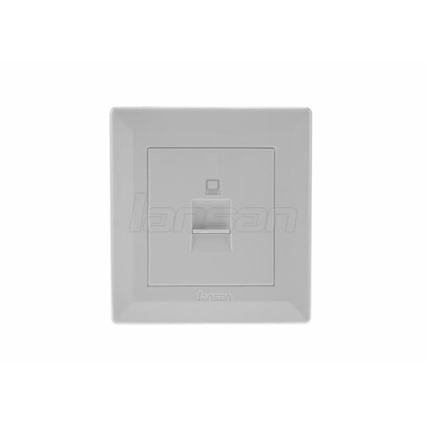 90 Degree Network Cable Assembly 8 Pin RJ45 Cat6 FTP Keystone Modular Jack