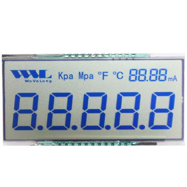 Quality Custom TN LCD Panel, Meter LCD With Voltage, Current, Temperature, Power Characters/Segments for sale