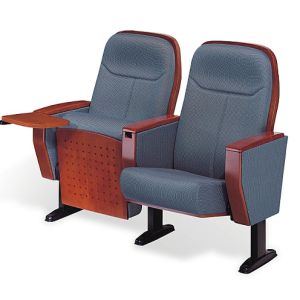 Buy cheap auditorium fabric chair with wood arm Auditoria chair from wholesalers