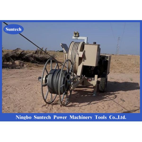 Hydraulic Cable Tensioner 70KN Overhead Transmission conductor stringing equipment