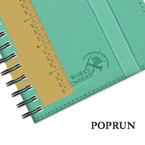 Softcover Wirebound ECO Friendly Academic Planner In Green Color