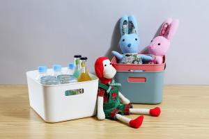 China Combination Toy Plastic Makeup Organizer Tray Box Basket on sale