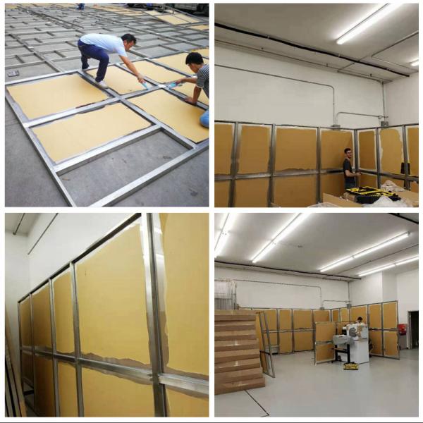 ISO 6 Clean Booth Room SS304 Frame Acrylic Wall 99.999% Efficiency For Canadian Nutrition