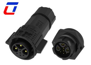 China Nylon Quick Lock 8 Pin Waterproof LED Connectors 12V 3+5 Pin Male To Female on sale