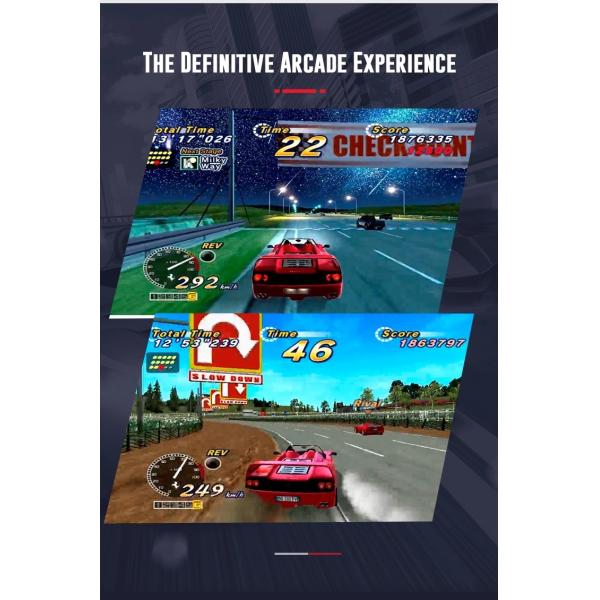 Double Player Coin Operated Arcade Car Racing Game Machine