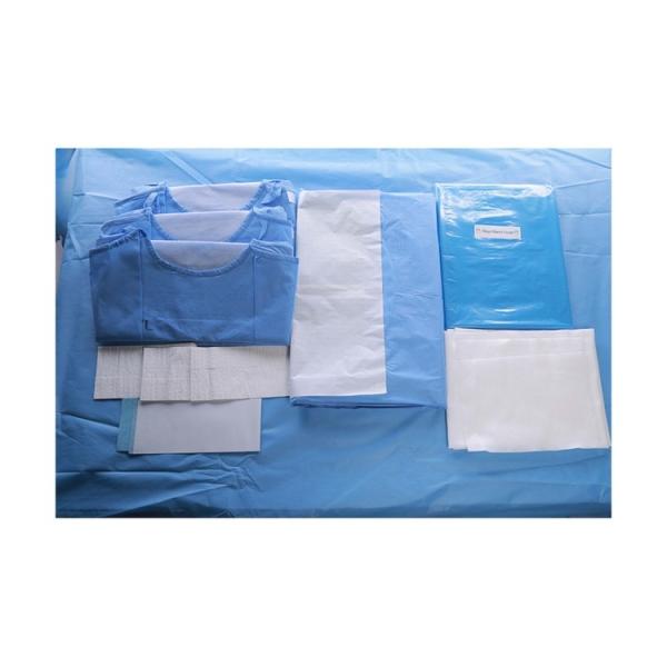 OEM Available SMS Sterile Disposable Complete Caesarean Drape Pack Surgical Kit Packs For Medical