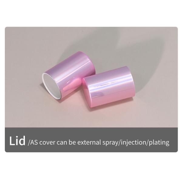 100ml Rose Gold Cosmetic Plastic Pump Bottles Airless Bottle Set for Facial Care Essence Lotion 100ml Volume Industrial