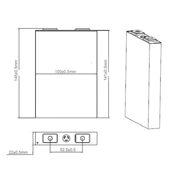 LiFePO4 Lithium Battery OEM ODM 3.2V 80AH 100AH 280AH Lithium-ion Battery Cell 320AH Deep Cycle Lithium Battery Packs