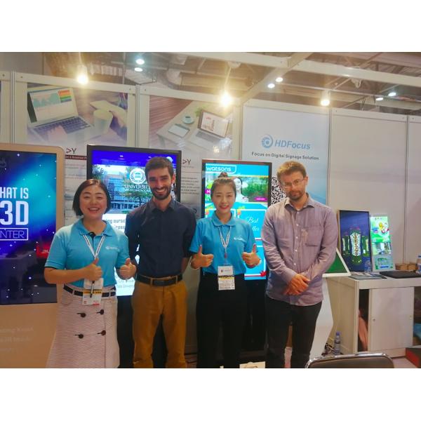 HDFocus 42cm 16gb Card Holographic Hologram Advertising Led Fan Display 3d Hologram Fan for Online Retailers