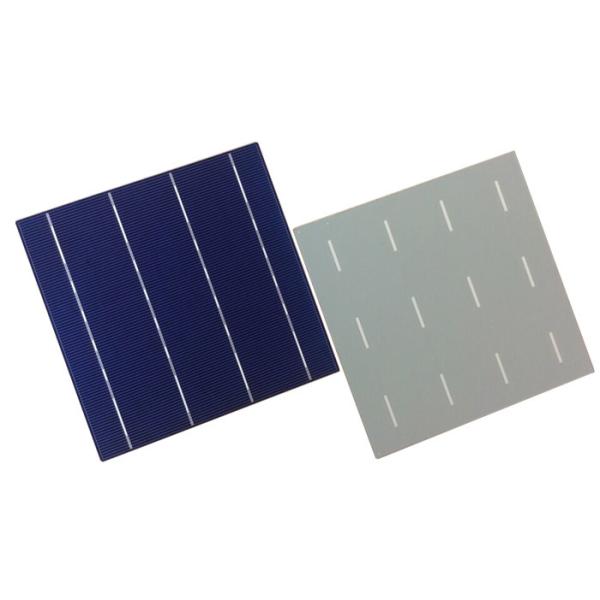 156*156mm poly PV solar cell price, high efficiency, wholesale low price