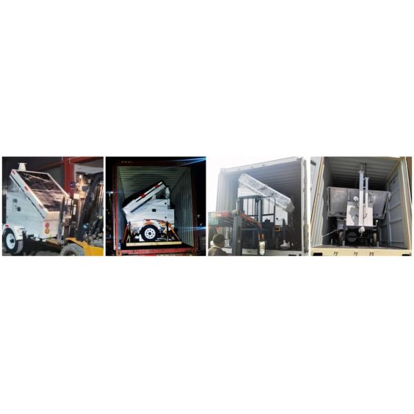 Mobile Solar Security Trailer with 6m Manual Mast for Parking Lot Monitoring
