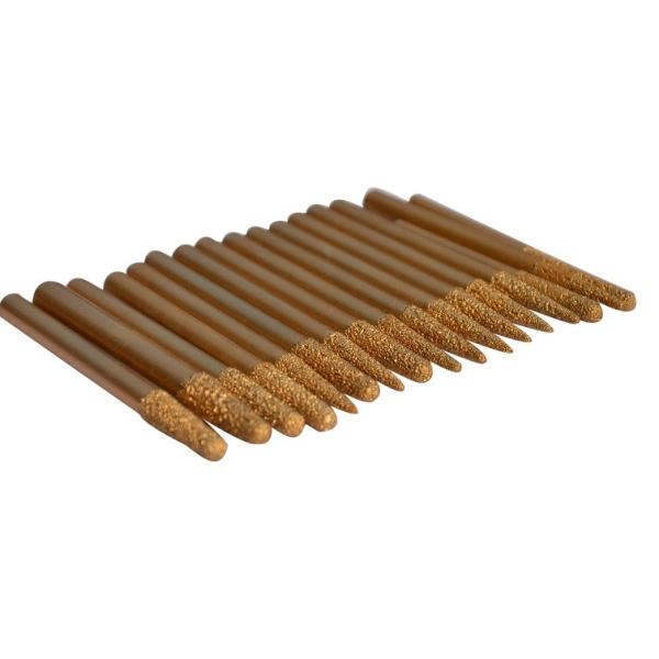 Vacuum Brazed Stone Engraving Bits With Excellent Working Efficiency